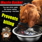 Adjustable Dog Muzzle Basket for Training and Safety