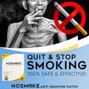 NOSMOKE 14mg Nicotin Patch - Quit Smoking Naturally - 30pcs