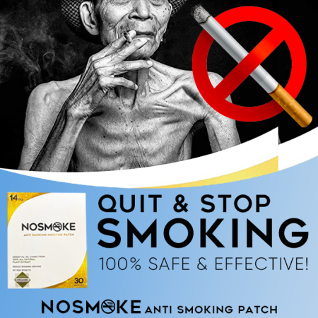 NoSmoke Anti Smoking Patch, Quit Smoking, 14mg by Zamurra