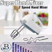Boston Home Electric Hand Mixer with 7 Speeds
