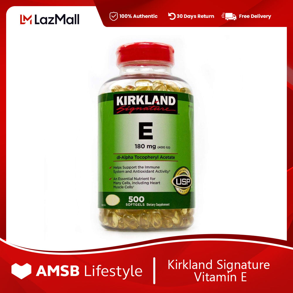 Kirkland Signature Vitamin E 400 I.U. 500 Softgels