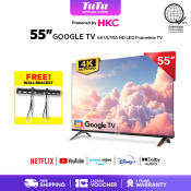 TuTu 55" Google TV 4K Ultra HD LED Widescreen