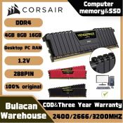 CORSAIR Vengeance LPX DDR4 RAM - Various Sizes and Speeds