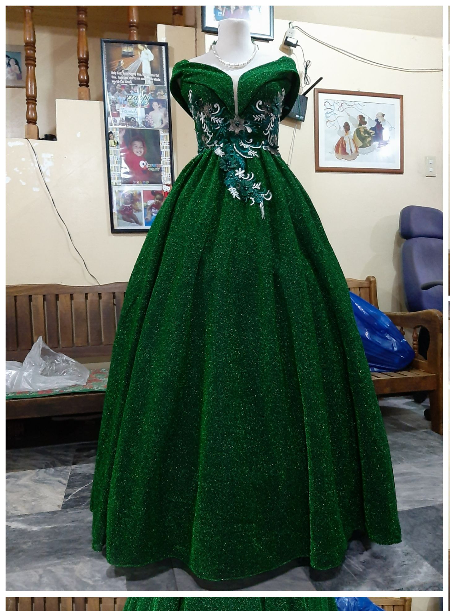 Shop Emerald Green Dress For Wedding Cheap  Fast & Easy | Lazada  Philippines