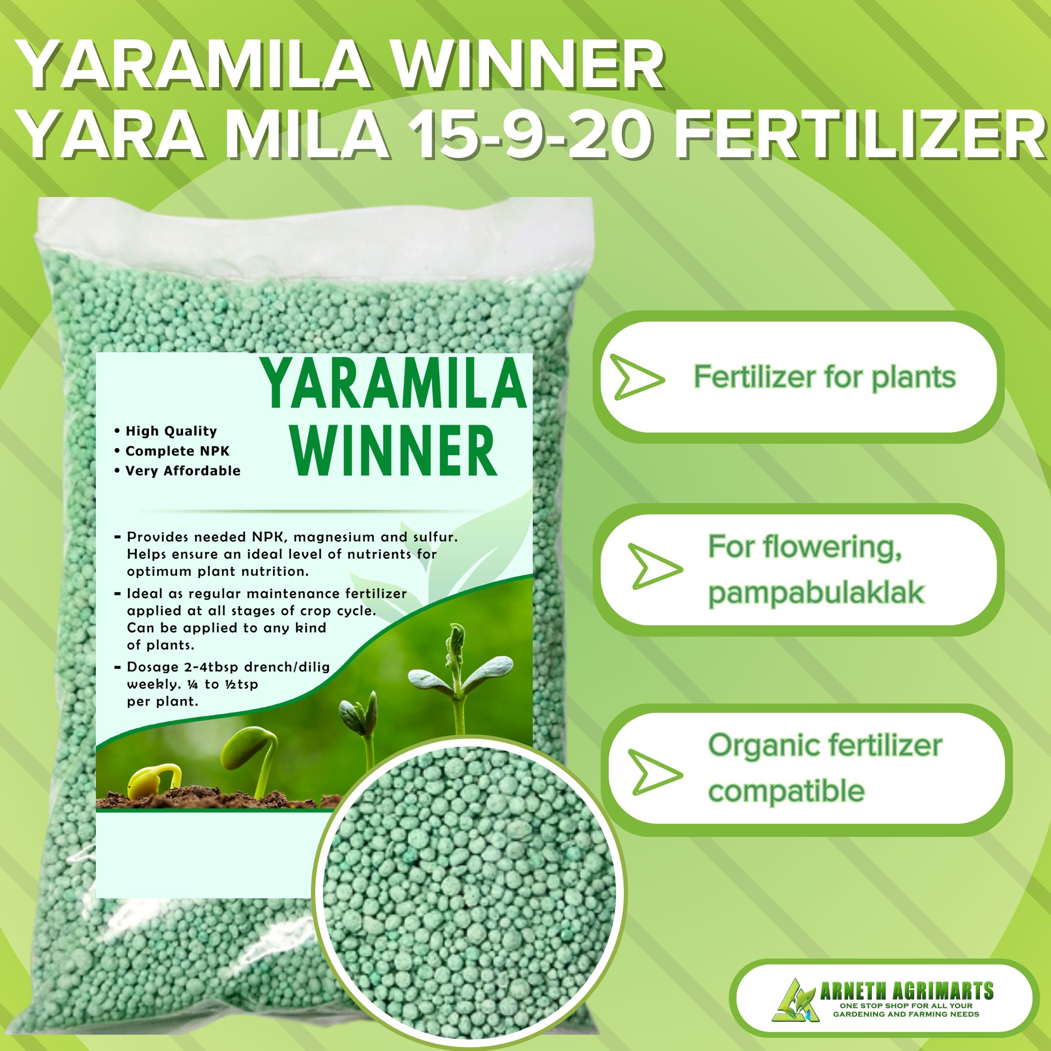 YARAMILA WINNER FERTILIZER 1KG