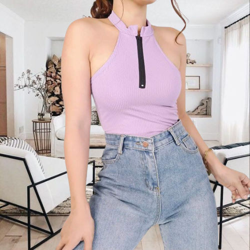 Fashion Tube Top For Womens Bandana Sleeveless Crop Top#Q234