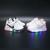 LED Kids Shoes - Unisex Flats by 