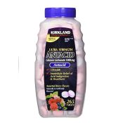 Kirkland Antacid Chewables, Calcium Carbonate, Heartburn Relief, Exp 2025