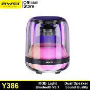 Awei Y386 Portable Wireless Speaker with RGB Lights