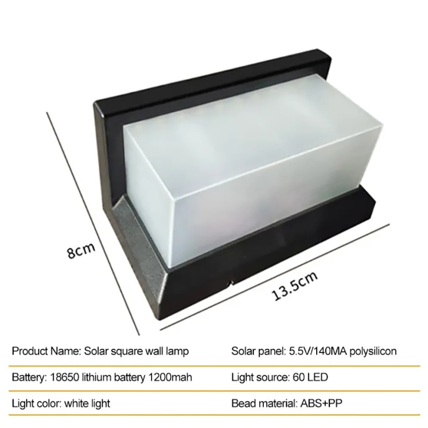 Vimite Led Solar Outdoor Wall Light Waterproof IP65 Motion Sensor Led Outdoor Lighting Porch Lights 