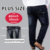 Stretchable High Waist Jeans for Men Plus Size, Brand: [Optional]