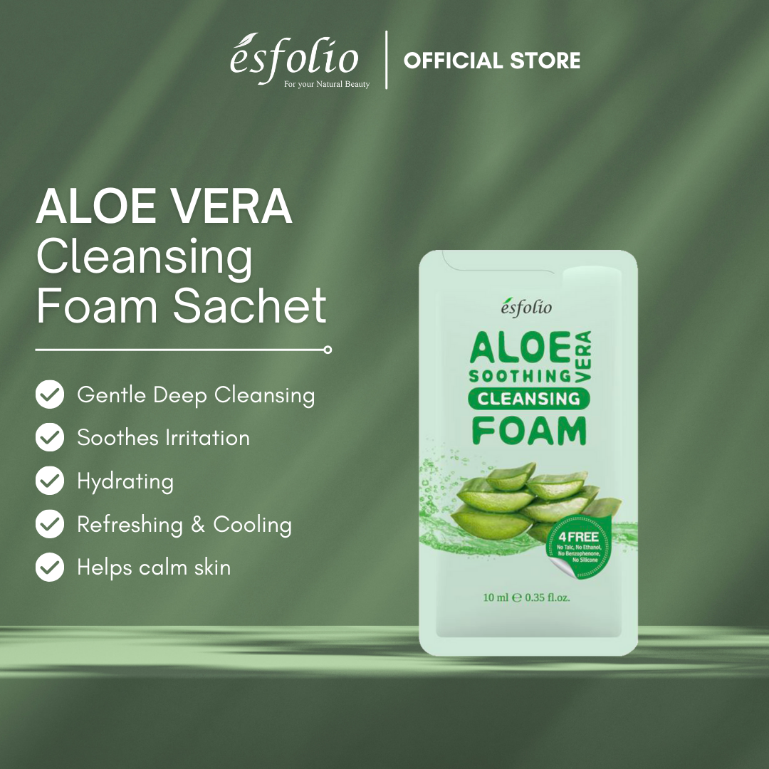 Esfolio Aloe Vera Soothing Cleansing Foam 150ml Foam Cleanser Buy Eva Foam  - Lazada | Lazada PH