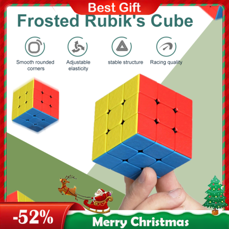 Stickerless Frosted Rubik's Cube - Educational Toy, Christmas Gift