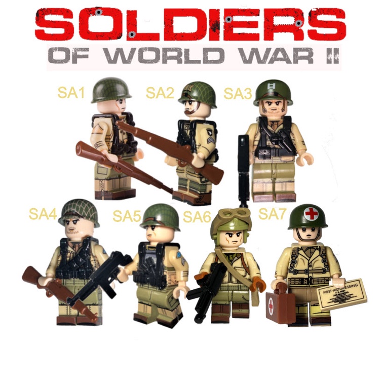 Lego soldiers ww2 hot sale