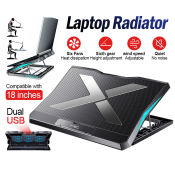 Gaming Laptop Cooling Pad with 6 Fans and Adjustable Height