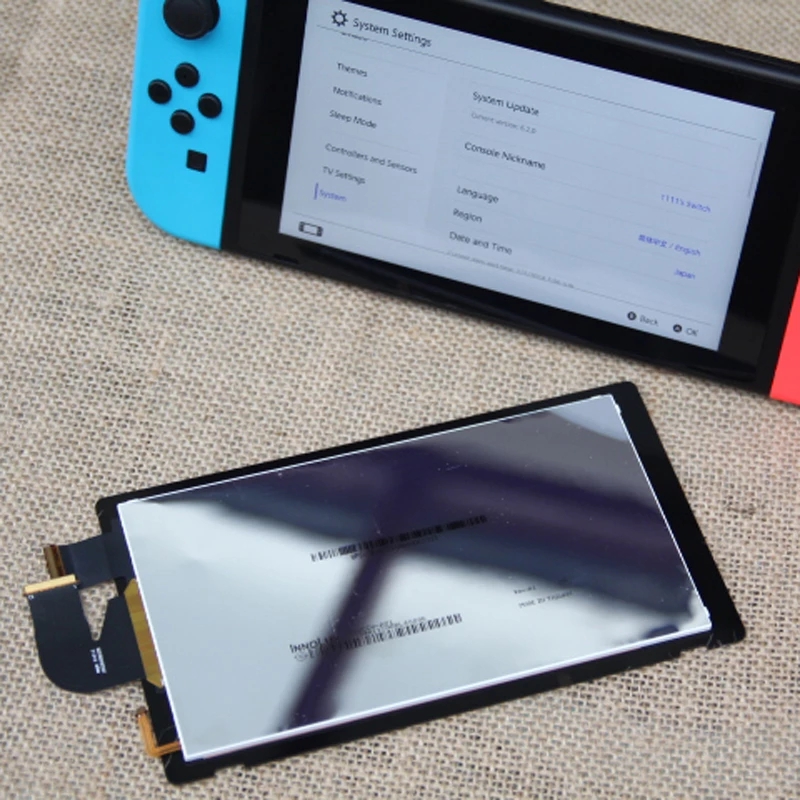 New Original For Nintendo Switch NS V1 V2 LCD Display Screen With Touch  Full Screen Assembly Digitizer Good Light Transmission