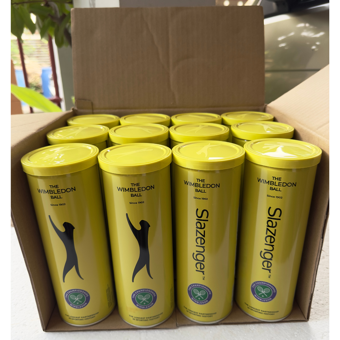 SLAZENGER TENNIS BALL  / 12CANS ~ MVL SPORTS