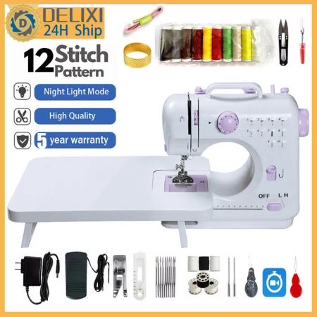 Delixi Portable Household Sewing Machine: Compact and Multifunctional