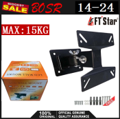 FTStar 14-24 Tilt Swivel Wall Mount Monitor / TV Bracket