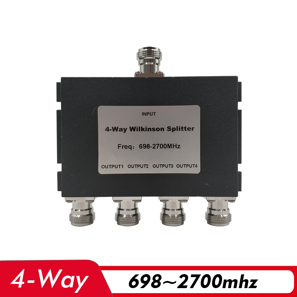 4-Way Splitter for Cell Phone Signal Booster, 2G-4G