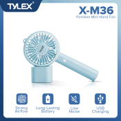 TYLEX X-M36 Portable Hand Held Rechargeable Mini Fan