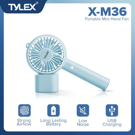 TYLEX X-M36 Portable Hand Held Rechargeable Mini Fan