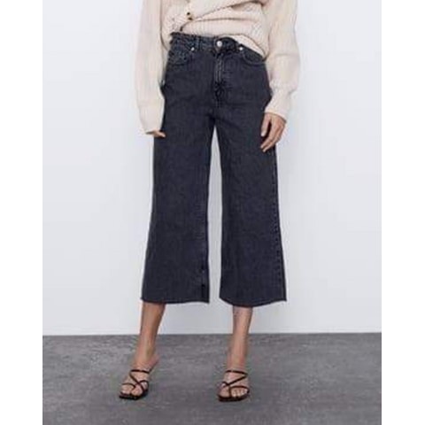 jean culottes zara