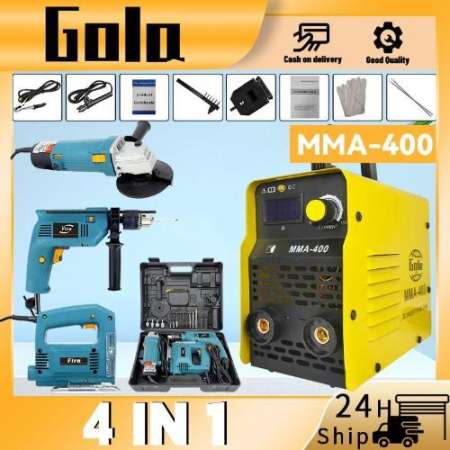 DeWALT Welding Machine and Angle Grinder Drill Set