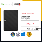 Seagate Expansion Portable Drive 1TB/2TB USB 3.0, 3-Year