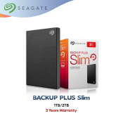 Seagate Plus Slim External Hard Drive 1TB/2TB Mac/Windows USB