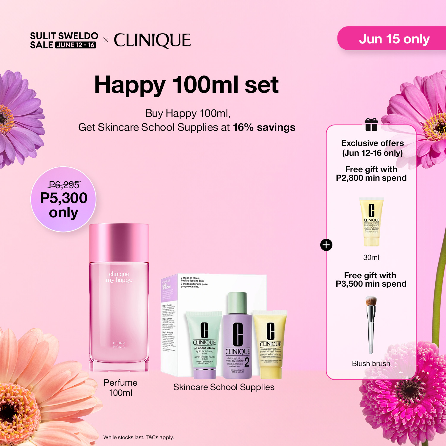 Clinique My Happy™ Peony Picnic 100ml | Fragrance