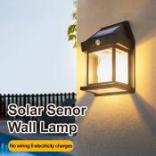 Solar Waterproof Induction Wall Light - Outdoor Night Lamp