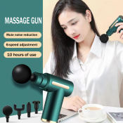 Portable Handheld Fascia Muscle Massage Gun by 