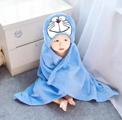 Baby Animal Head Blanket ,Newborn Swaddling,Super Soft And Comfortable Baby Bedding (2)