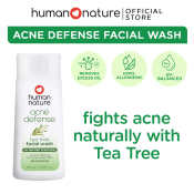 Human Nature Acne Defense Facial Wash with Tea Tree Oil