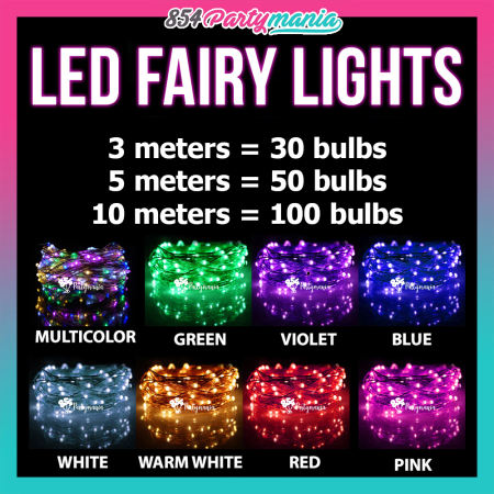 Glowtech LED Fairy String Lights - Battery Operated (10 meters)