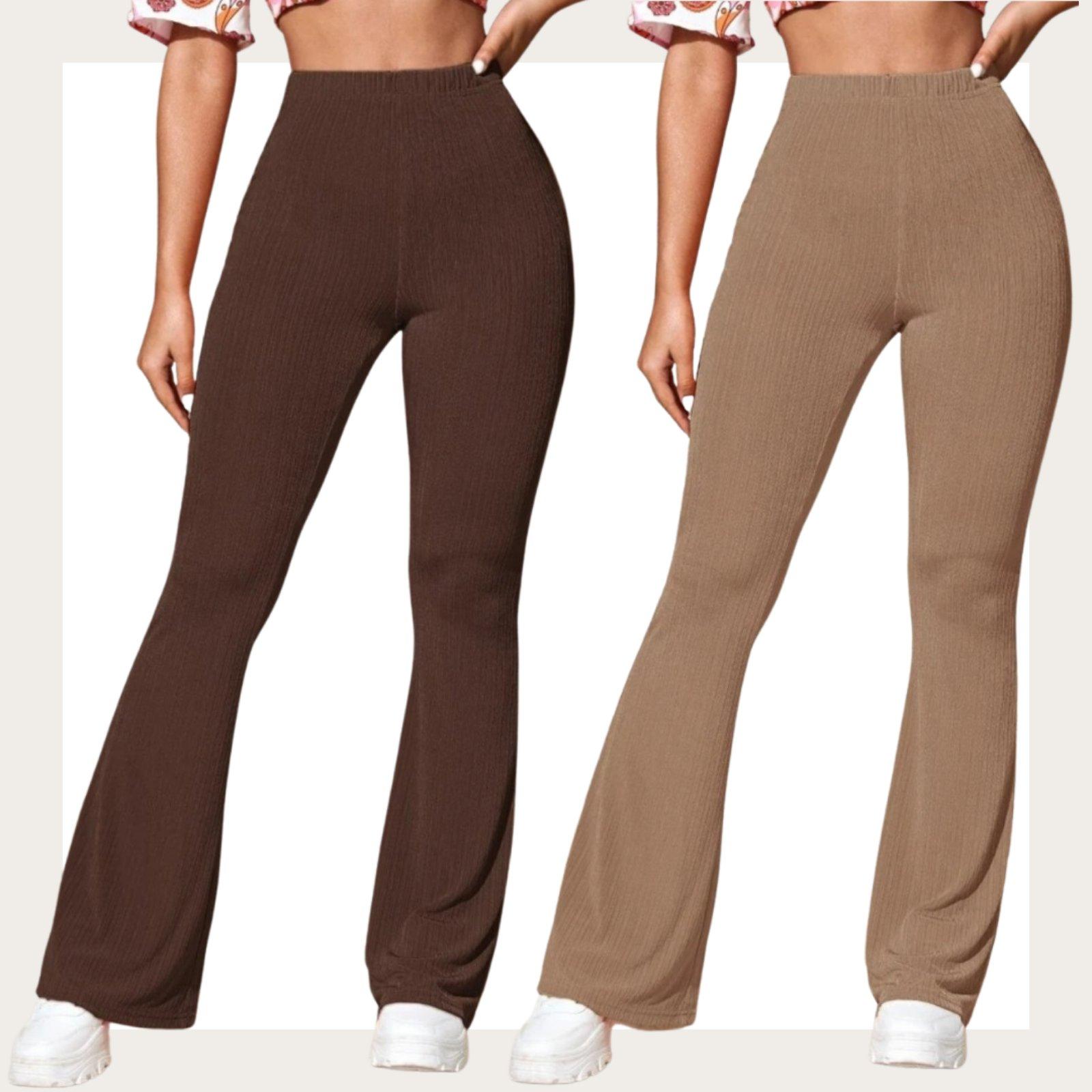 Going High Stretchy Knit Flared Pants | Billabong