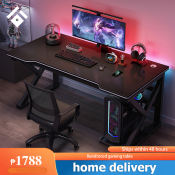 Wooden Computer Desk with Drawer - 