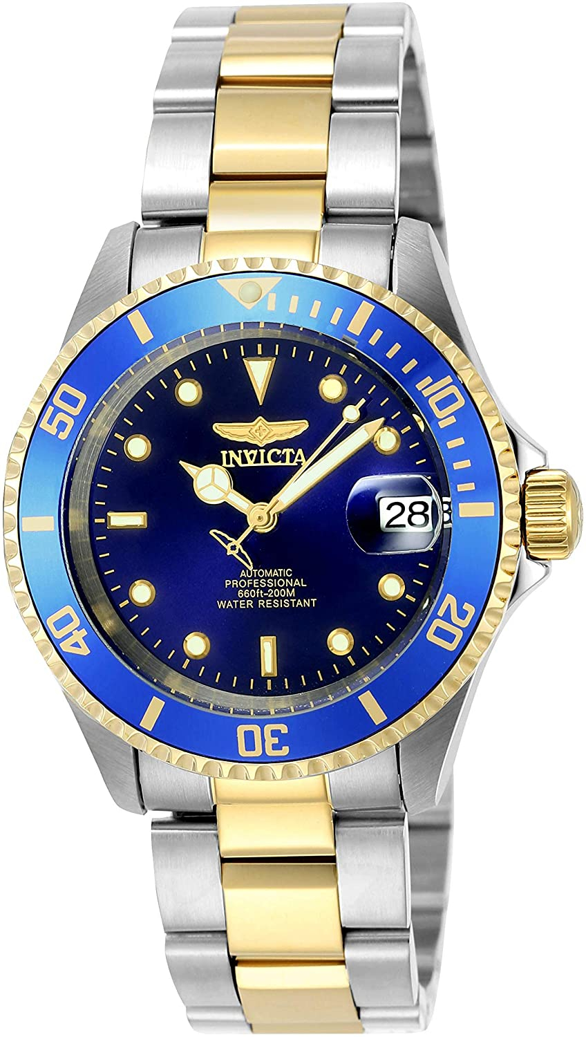 pubertet Tegn et billede travl Invicta Men's 8928OB Pro Diver Gold Stainless Steel Two-Tone Automatic Watch  | Lazada PH