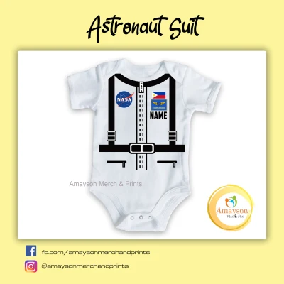 Amayson Astronaut Suit Theme Baby Onesie (1)
