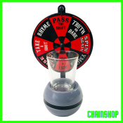 Chainshop Wheel Of Shot Drinking Game Wheel of Shot Glass Drinking Game Spin the Shot