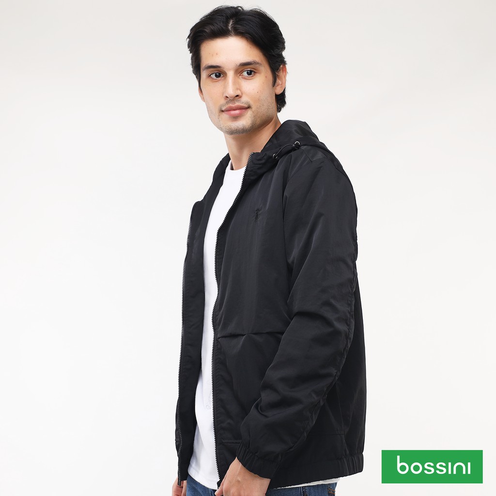 Bossini Men's Leather Jacket W/O Hood BMT07-0046 (Black) | Shopee  Philippines