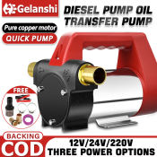 Universal Portable Electric Diesel Transfer Pump - 12V/24V/220V