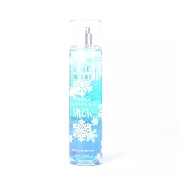 bath and body works fresh sparkling snow scent