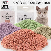 "Pure Plant Tofu Cat Litter - 6L, Natural & Healthy"