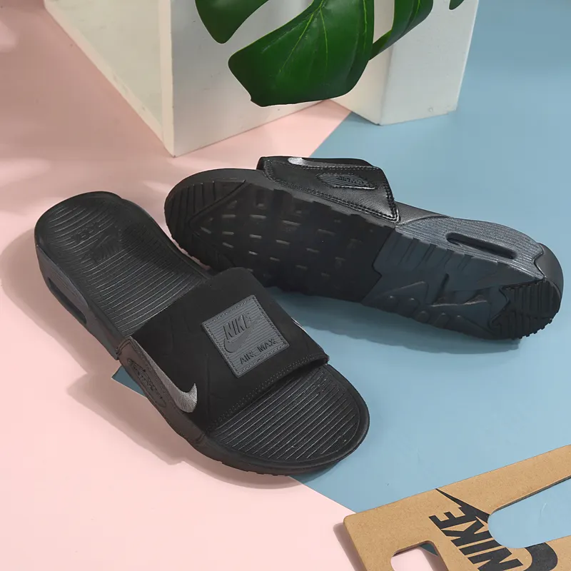 black colour slippers