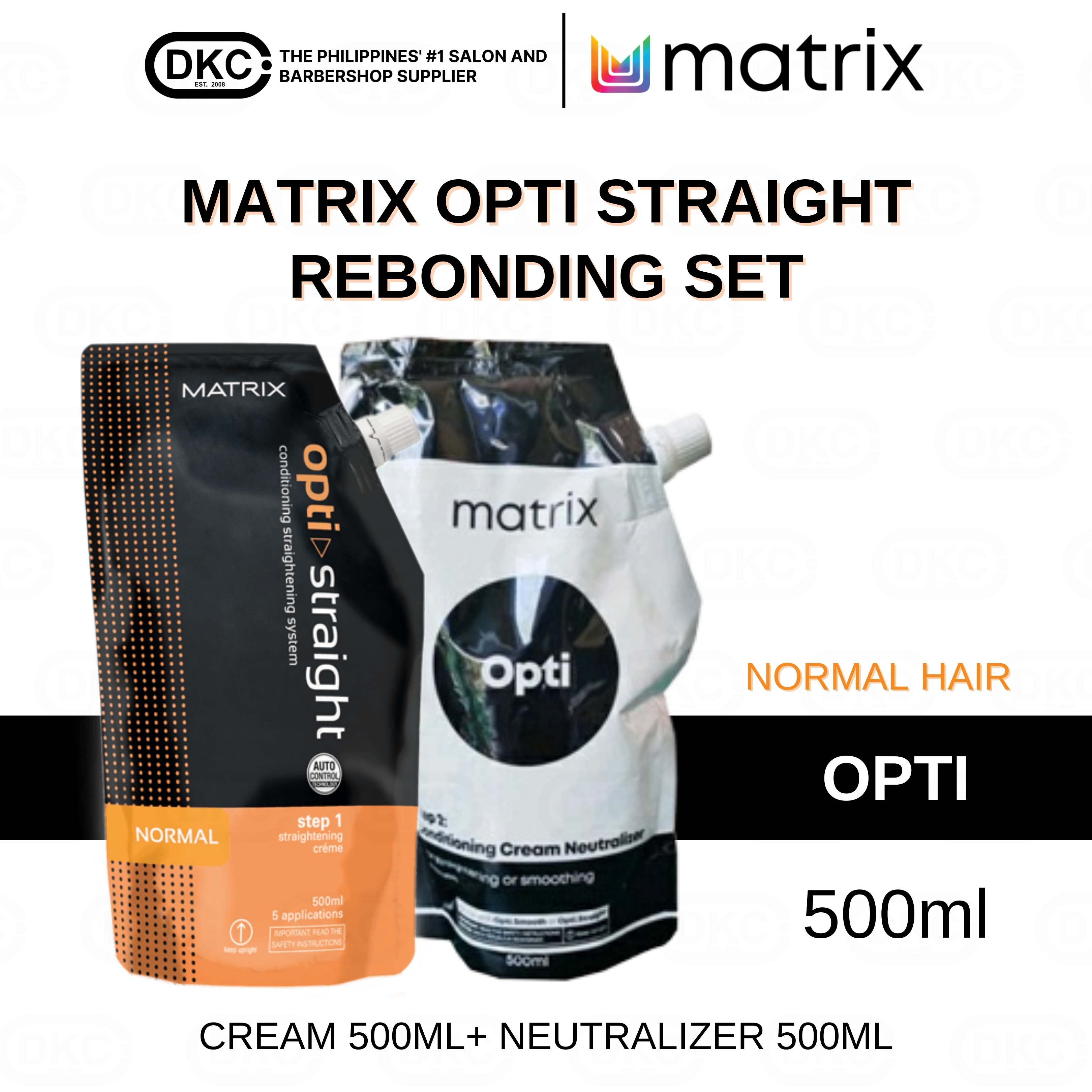 Matrix straightening outlet treatment