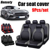 Universal Leather Car Seat Covers Set - 4 Seasons Available