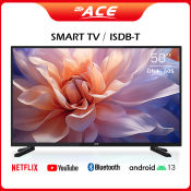Ace 50  Slim Full HD Smart TV Black LED-605 DN4