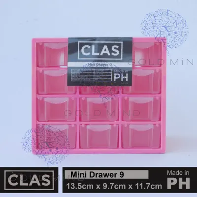 Clas 12 Drawers Mini Cabinet Plastic Storage Organizer Gift under five hundred (2)